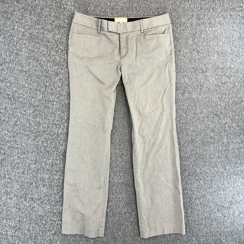 Banana Republic Ryan Fit Pants Womens 12 Gray Stretch  Office Wear‎ Minimalist